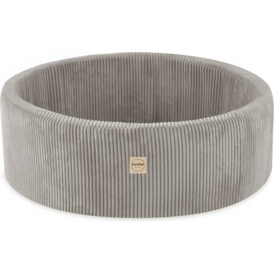 Plush Nest suchý bazén kulatý silný béžový manšestr 90 x 30 cm – Hledejceny.cz