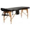 Masážní stůl a židle inSPORTline Masážní lehátko Taisage 2-dílné dřevěné černá 460