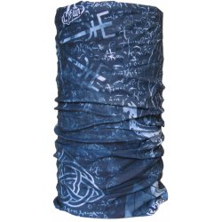 4Fun viking Symbols dark blue letní multifunkční šátek Viking