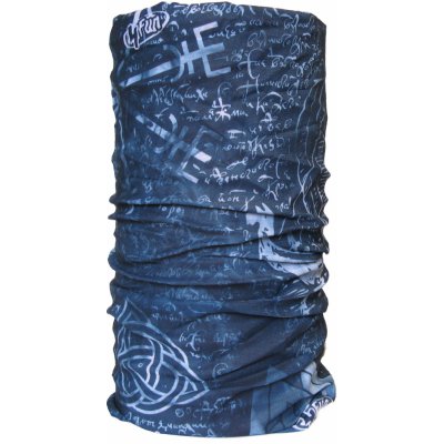 4Fun viking Symbols dark blue letní multifunkční šátek Viking