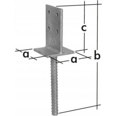 DMX PSW 70 70x130x8 patka sloupku 70 zapuštěná – Zboží Mobilmania