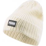 Puma RIBBED Classic CUFF beanie pletená čepice béžová – Hledejceny.cz