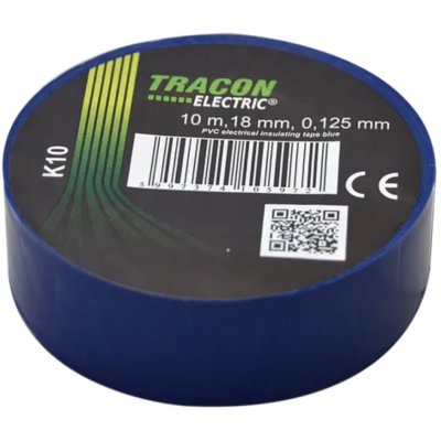 Tracon Electric Páska izolačíá 10 m x 18 mm modrá