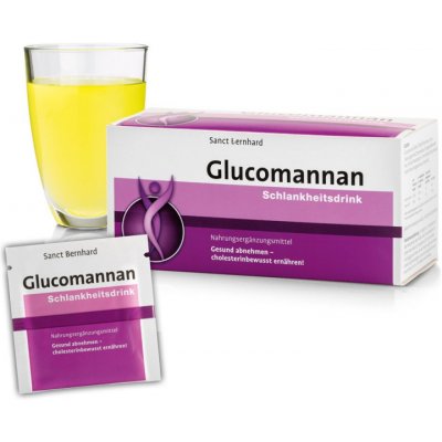 Sanct Bernhard Glukomannan nápoj na hubnutí 42 sáčků 3 g – Zboží Mobilmania