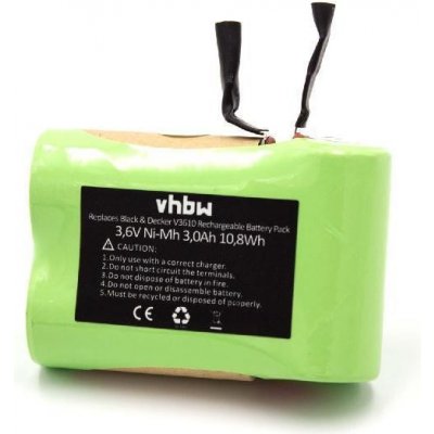 VHBW Black & Decker V3610 3000 mAh – Zboží Mobilmania