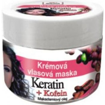 BC Bione Cosmetics krémová vlasová maska Keratin Kofein 260 ml