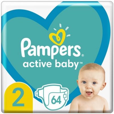Pampers Active Baby 2 64 ks – Zbozi.Blesk.cz