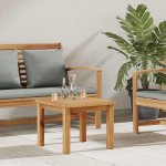 OMAXI 937889 Hnědá 45 x 45 x 36 cm Masivní teakové dřevo – Hledejceny.cz