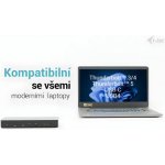 i-tec Thunderbolt 4 Intelligent Dual Display Docking Station + Power Delivery 90W TB4INTGDUAL4KDOCPD – Zboží Živě
