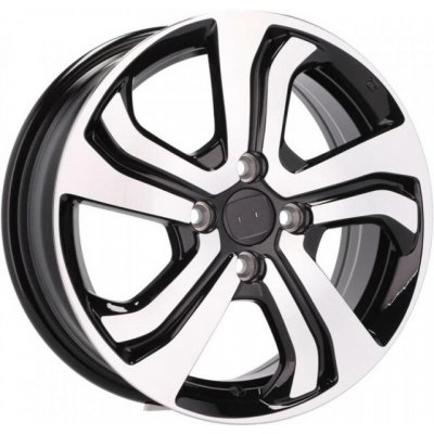 Racing Line L1236 6x15 4x100 ET53 black Polished – Hledejceny.cz