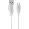 usb kabel Xpert CC-USB2B-AMCM-1M-BW2 USB 2.0 AM na Type-C AM/CM, 1m, bílo-stříbrný,