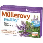 Müllerovy pastilky šalvěj bez cukru 12 ks – Hledejceny.cz