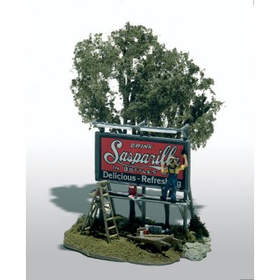 Woodland Scenics Mini-Scene lepič plakátů M105 – Zboží Dáma