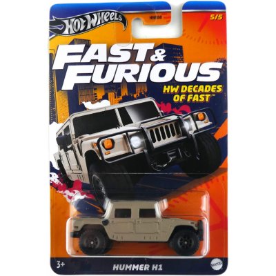 Hot Wheels Fast and Furious Decades Of Fast Hummer H1 – Hledejceny.cz