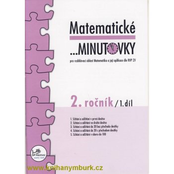 Matematické minutovky pro 2. ročník/ 1. díl - 2. ročník - Josef Molnár, Hana Mikulenková