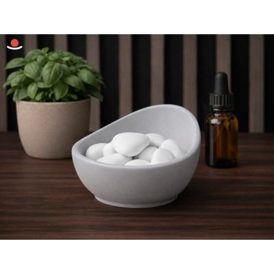 Aromakameny Světle šedá Mizu Aroma kamínky bílé 1 ks – Hledejceny.cz
