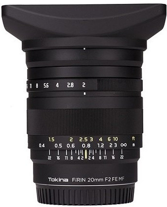 Tokina 20mm f/2 Fírin MF pro Sony E-mount