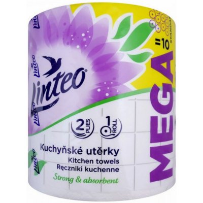 Linteo Mega papírové utěrky 2 vrstvy 100 m – Zbozi.Blesk.cz