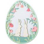 Sizzix Velikonoční vajíčko se zajíčky 12 ks thin – Zboží Dáma