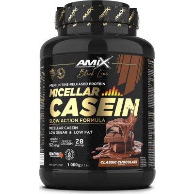 Amix Black Line Micellar Casein 1000 g – Hledejceny.cz
