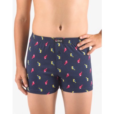 Gina dětské trenky volné chlapecké šité s potiskem 25016P lékořice šípková – Zboží Dáma