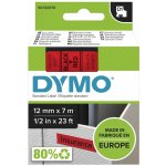 DYMO páska D1 12mm x 7m, černá na červené, 45017, S0720570 – Sleviste.cz