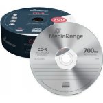 MediaRange CD-R 700MB 52x, cakebox, 25ks (MR201) – Zboží Živě