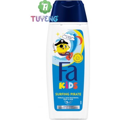 Fa Kids sprchový gel a šampon divoký pirát 250 ml – Hledejceny.cz