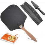 UG Grill Sada pizza příslušenství III, DP-6819B Black - malá lopata, kolébkový nůž, špachtle – Zboží Mobilmania