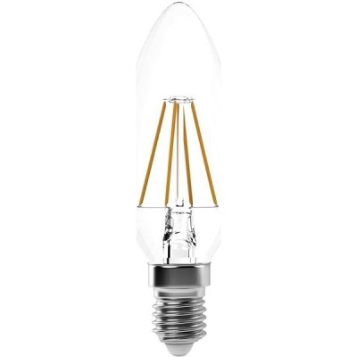 Emos LED žárovka Filament Candle 3,4W E14 neutrální bílá – Zboží Mobilmania