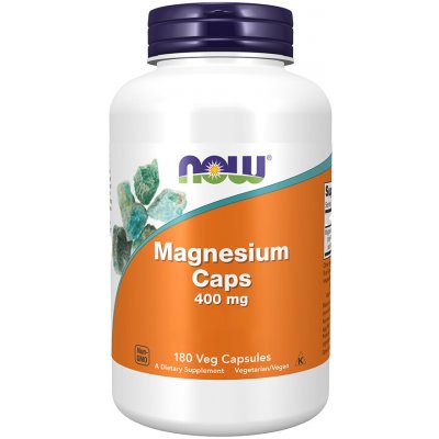 NOW Foods Magnézium 400 mg 180 kapslí – Hledejceny.cz