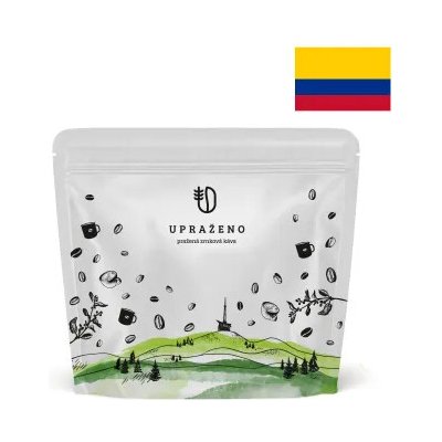 Upraženo Colombia Decaf 100% Arabica káva bez kofeinu zrnková 250 g – Hledejceny.cz