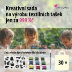 Davona Sada pro třídu 30x taška razítka razítkovací polštářky fix na textil – Hledejceny.cz