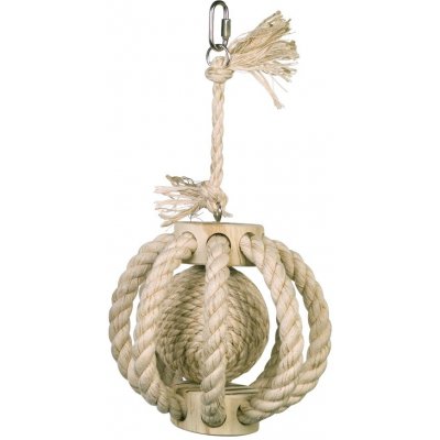 Nobby šplhací kruh bavlna, sisal s míčkem 30 x 14 cm – Zboží Dáma