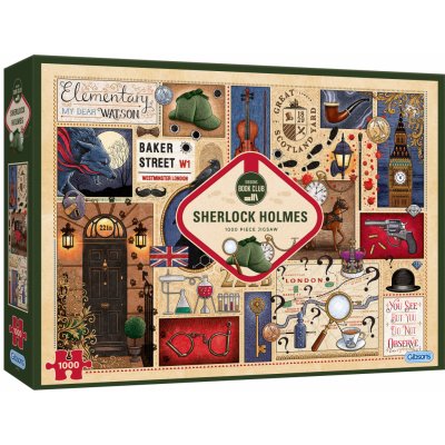 GIBSONS Knižní klub: Sherlock Holmes 1000 dílků – Zboží Mobilmania