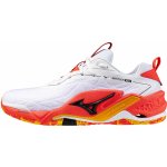 Mizuno Wave Stealth Neo 2 White/Fiery Coral 2/Citrus – Zboží Dáma