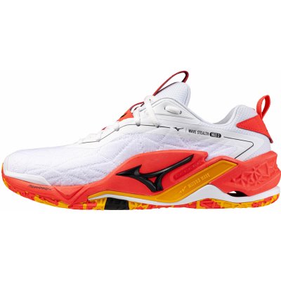 Mizuno Wave Stealth Neo 2 White/Fiery Coral 2/Citrus – Zboží Dáma