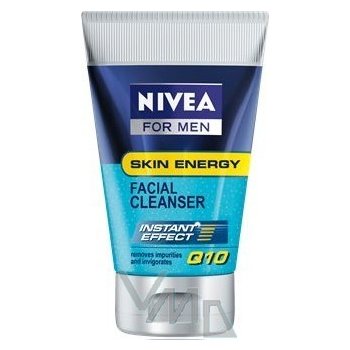 Nivea Mycí gel na obličej pro muže Skin Energy Q10 100 ml