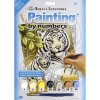 Malování podle čísla Malování podle čísel Tygr matka s mládětem
