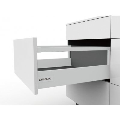 Cemux A Box zásuvka bílá H199 s relingem 350 mm – Zboží Dáma