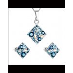 Pavona sada s krystaly Swarovski náušnice a přívěšek modrý kosočtverec 39126.3 aqua – Zboží Dáma Pavona sada s krystaly Swarovski náušnice a přívěšek modrý kosočtverec 39126.3 aqua – Zboží Dáma
