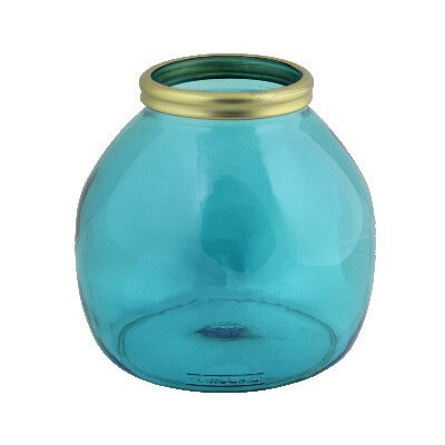 Váza MONTANA, 20cm|4,5L ,sv. modrá (balení obsahuje 1ks) (DOPRODEJ)|Vidrios San Miguel|Recycled Glass – Zboží Dáma