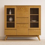 Nábytek z lesa JK-VI509 Dubová 60´s Collection 150 x 140 x 43 cm – Hledejceny.cz