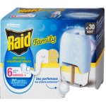 Raid Family elektrický odpařovač s tekutou náplní proti komárům, 30 nocí, 1+21 ml – Zboží Mobilmania