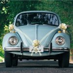 Chaks Chaks Dekorácia na auto s mašľami - Ivory – Zboží Dáma