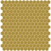 Hisbalit mozaika hnědá 307A SATINATO hexagony 2,3x2,6 (33,33x33,33) cm 1m²