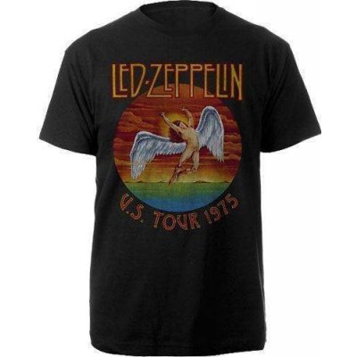 Rock Off Led Zeppelin Unisex Tee USA Tour '75