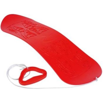 Plastkon Kluzka plastový snowboard červená