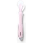 Babyono Lžička silikonová pink 6 m – Sleviste.cz