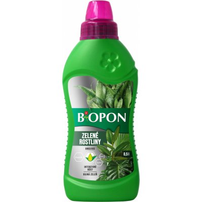 Biopon Zelené rostliny tekuté hnojivo 500 ml